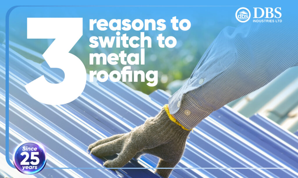 3 reasons to switch to metal roofing