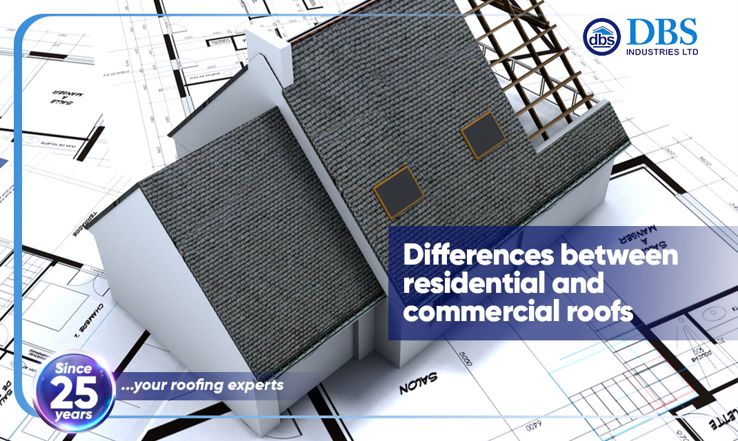 What makes residential and commercial roofs different