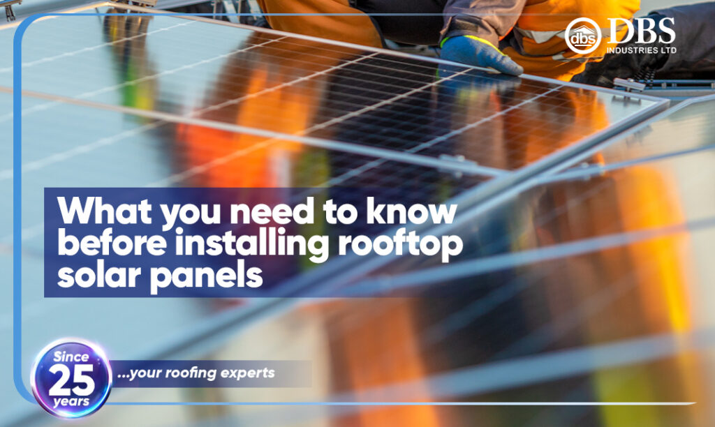 What you need to know before installing rooftop solar panels